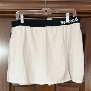 Reebok White Skirt with Black Waistband